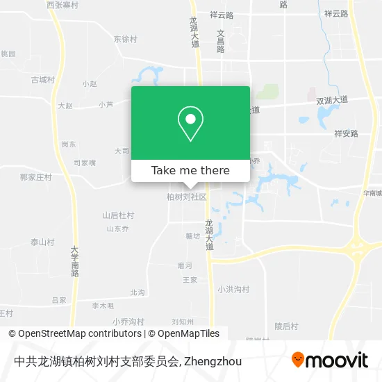 中共龙湖镇柏树刘村支部委员会 map