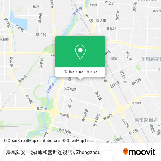 豪威阳光干洗(通和盛世连锁店) map