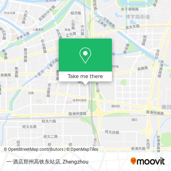 一·酒店郑州高铁东站店 map
