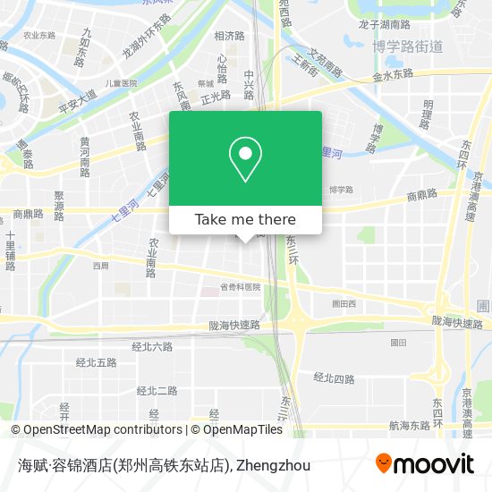 海赋·容锦酒店(郑州高铁东站店) map