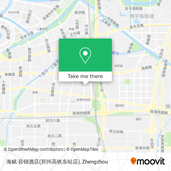 海赋·容锦酒店(郑州高铁东站店) map