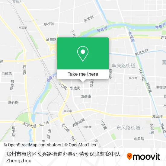 郑州市惠济区长兴路街道办事处-劳动保障监察中队 map