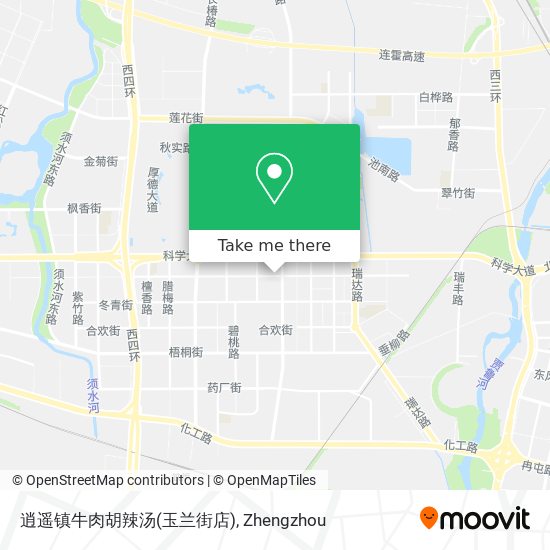 逍遥镇牛肉胡辣汤(玉兰街店) map