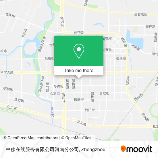 中移在线服务有限公司河南分公司 map