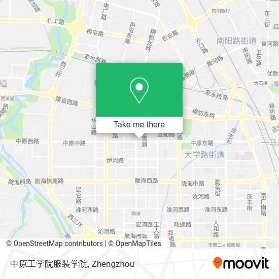 中原工学院服装学院 map