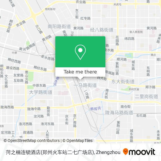 菏之楠连锁酒店(郑州火车站二七广场店) map