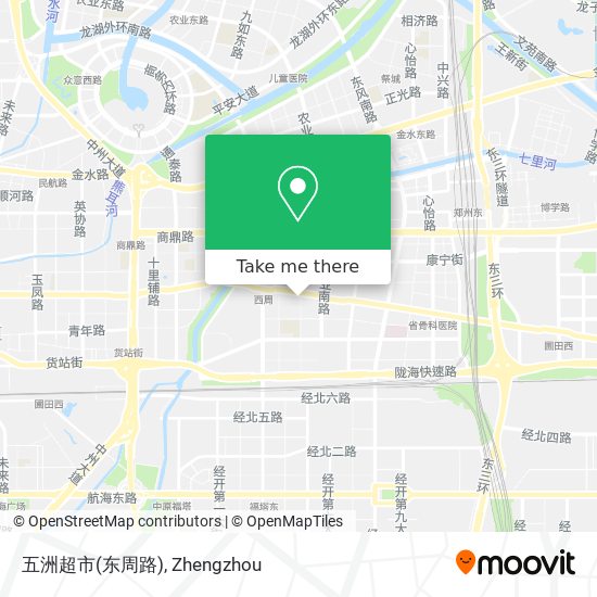 五洲超市(东周路) map