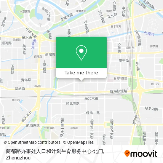 商都路办事处人口和计划生育服务中心-北门 map