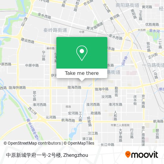 中原新城学府一号-2号楼 map