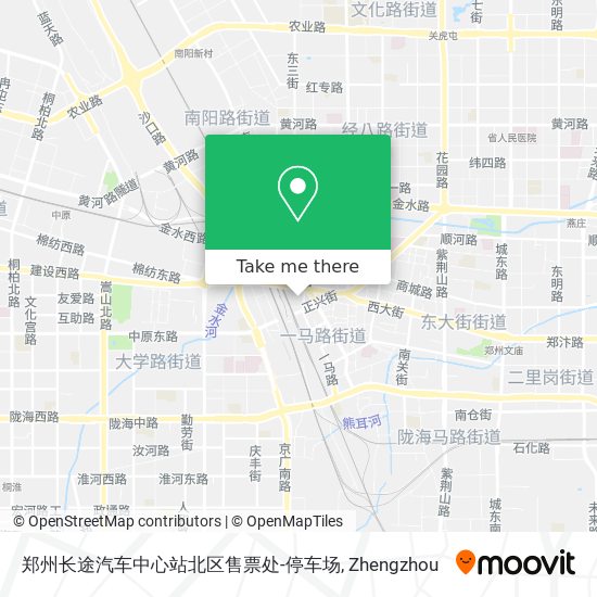 郑州长途汽车中心站北区售票处-停车场 map