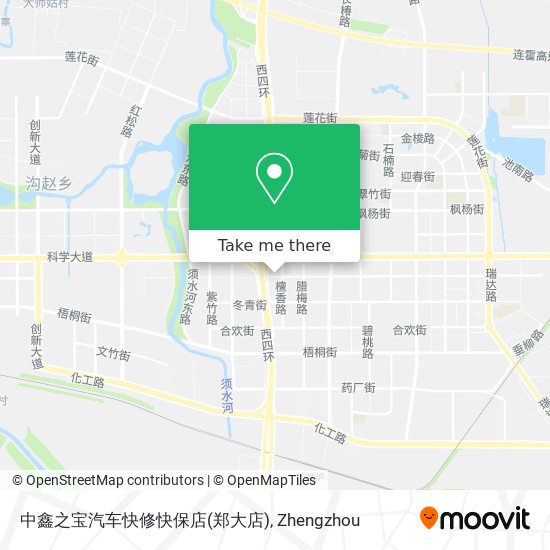 中鑫之宝汽车快修快保店(郑大店) map