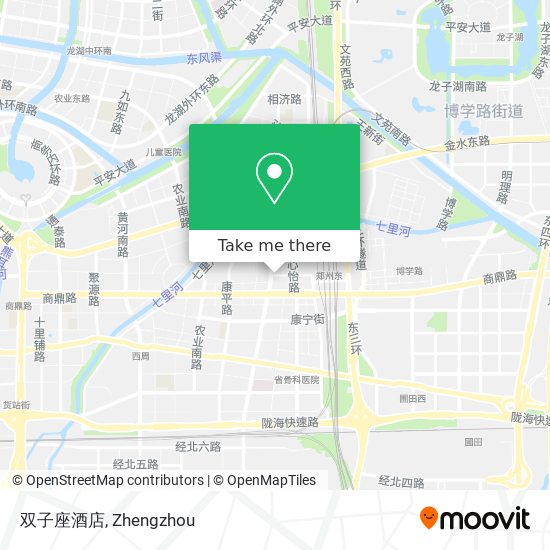 双子座酒店 map