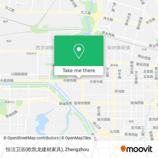 恒洁卫浴(欧凯龙建材家具) map
