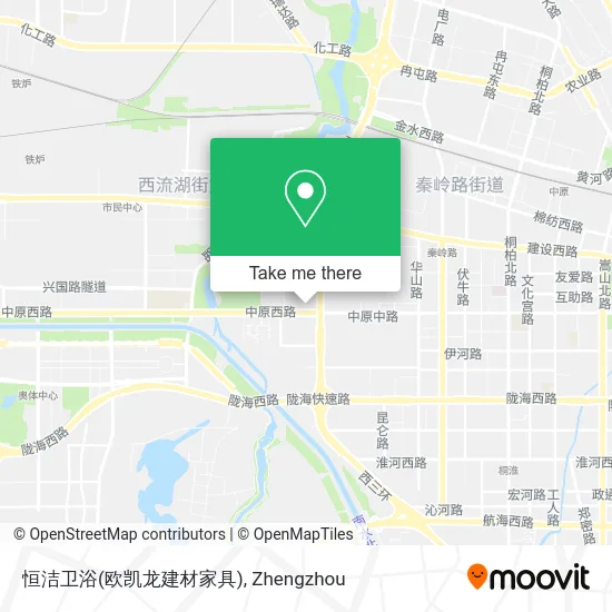 恒洁卫浴(欧凯龙建材家具) map