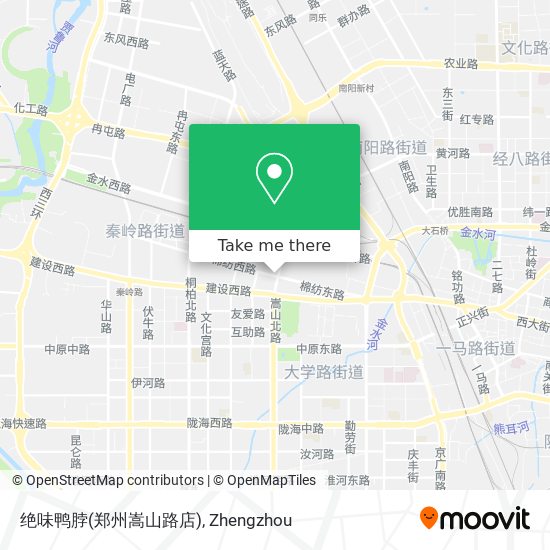 绝味鸭脖(郑州嵩山路店) map