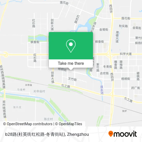 b28路(杜英街红松路-冬青街站) map