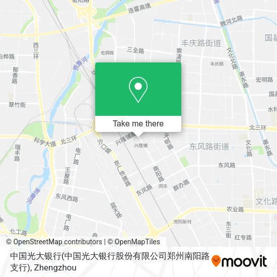 中国光大银行(中国光大银行股份有限公司郑州南阳路支行) map