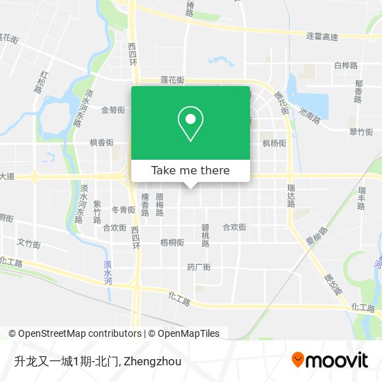 升龙又一城1期-北门 map