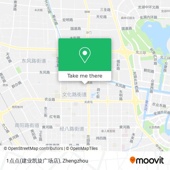 1点点(建业凯旋广场店) map