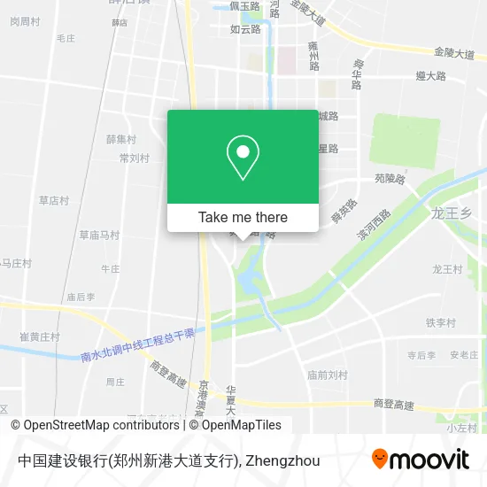 中国建设银行(郑州新港大道支行) map