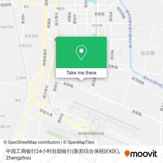 中国工商银行24小时自助银行(新郑综合保税区K区) map