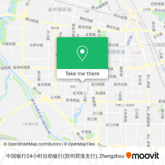 中国银行24小时自助银行(郑州郑淮支行) map