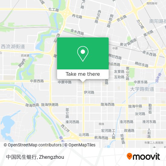 中国民生银行 map
