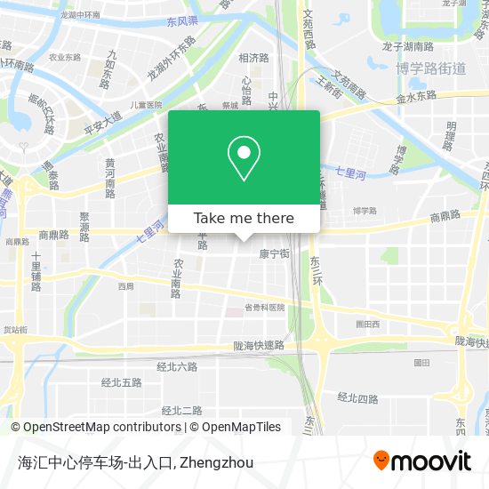 海汇中心停车场-出入口 map