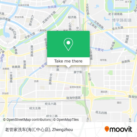 老管家洗车(海汇中心店) map