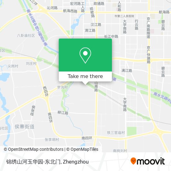 锦绣山河玉华园-东北门 map