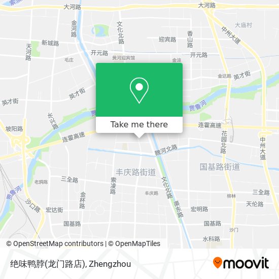 绝味鸭脖(龙门路店) map