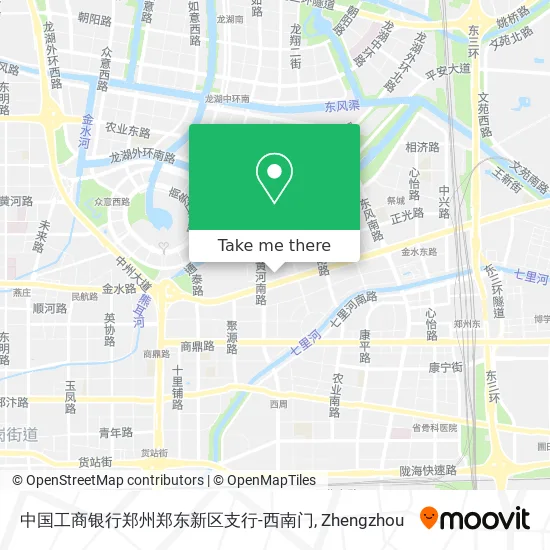 中国工商银行郑州郑东新区支行-西南门 map