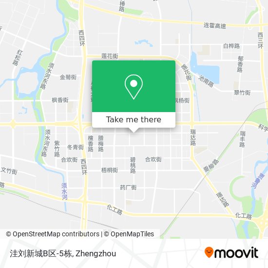 洼刘新城B区-5栋 map