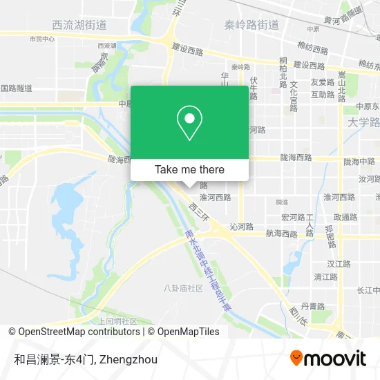 和昌澜景-东4门 map