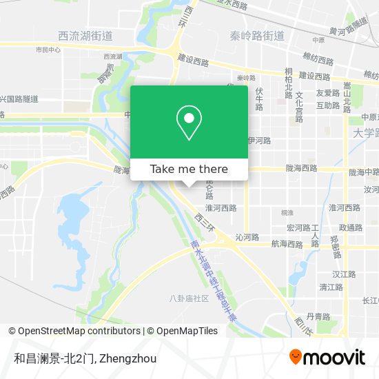 和昌澜景-北2门 map