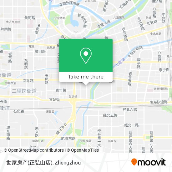世家房产(正弘山店) map