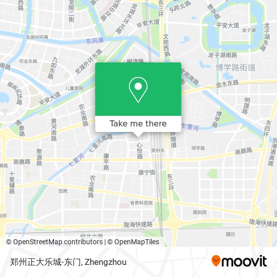 郑州正大乐城-东门 map