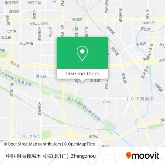 中联创橄榄城五号院(北1门) map