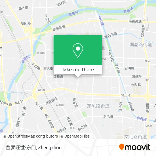 普罗旺世-东门 map