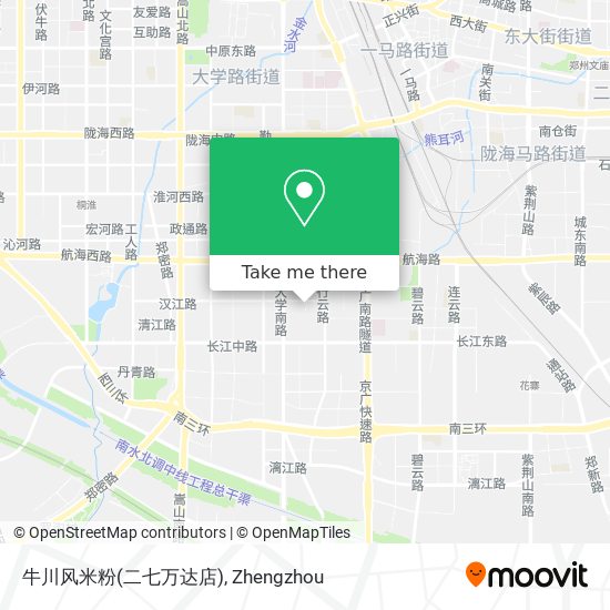 牛川风米粉(二七万达店) map