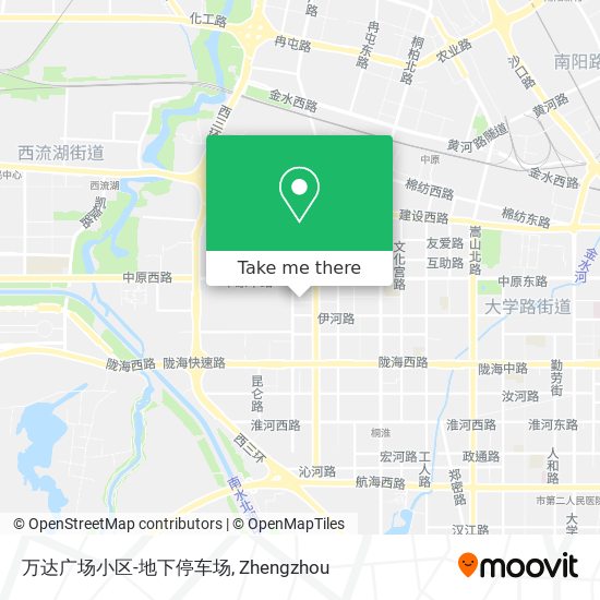 万达广场小区-地下停车场 map