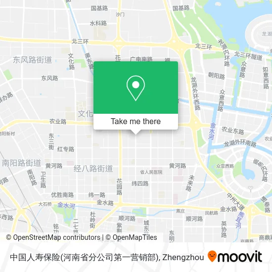 中国人寿保险(河南省分公司第一营销部) map