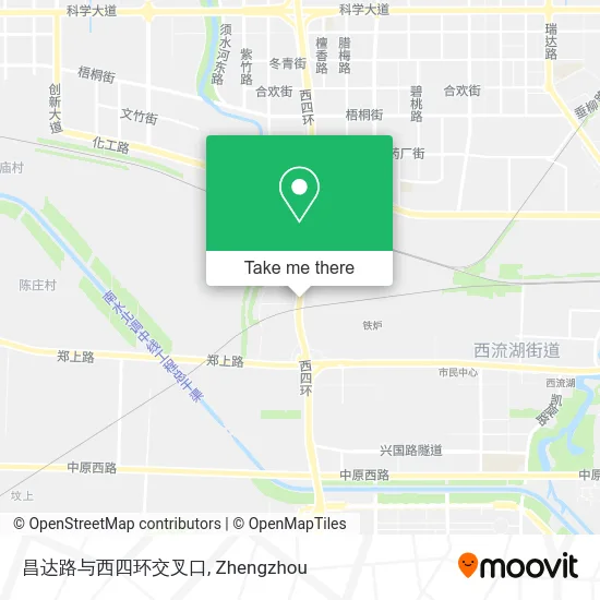 昌达路与西四环交叉口 map