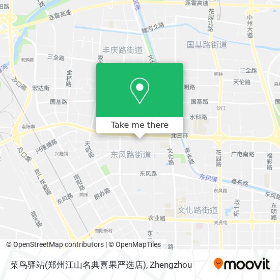 菜鸟驿站(郑州江山名典喜果严选店) map