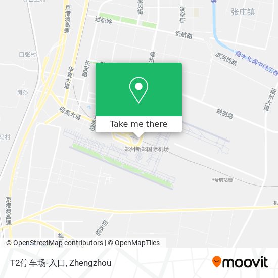 T2停车场-入口 map
