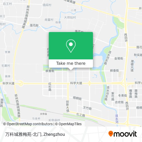 万科城雅梅苑-北门 map