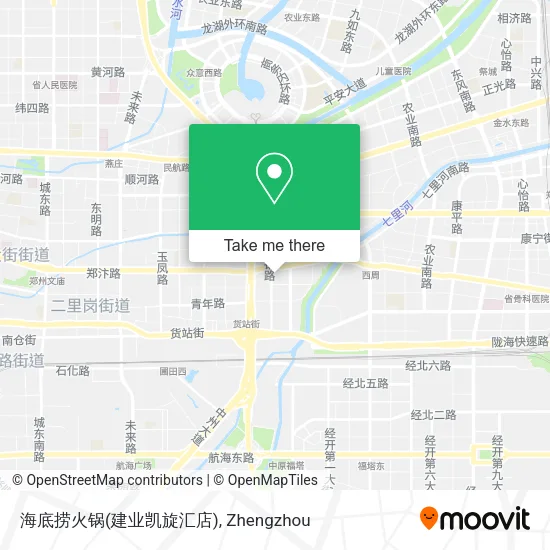 海底捞火锅(建业凯旋汇店) map
