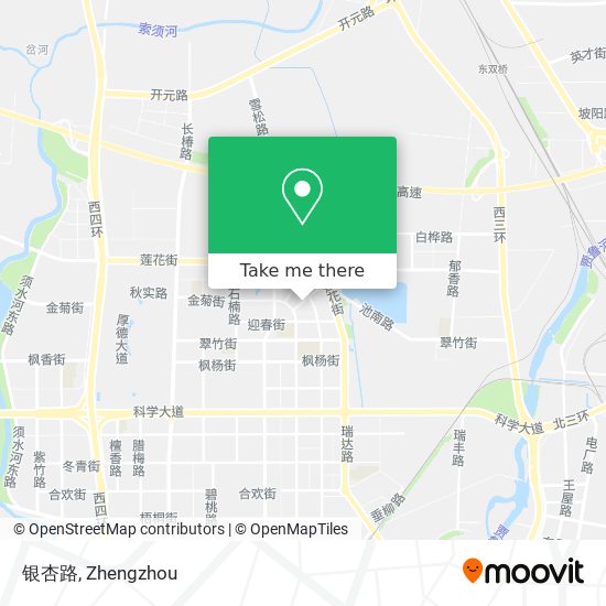 银杏路 map