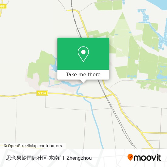 思念果岭国际社区-东南门 map