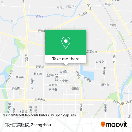 郑州京美医院 map